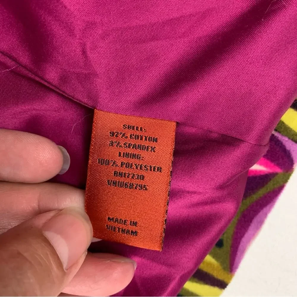 Missoni Kids small target Pea Coat Purple Pink Floral vibrant velour
